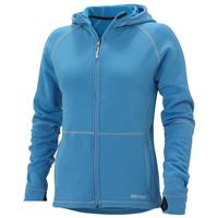 Marmot Power Stretch Zip Hoody - Women's - Oasis (Stitching: Lithium)