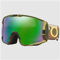 Oakley Prizm Line Miner XL Goggle - Sammy Carlson Camo Greens Frame w/ Prizm Jade Iridium Lens (OO7070-81)