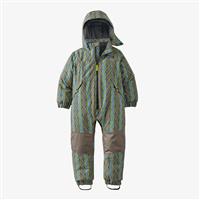 Patagonia Baby Snow Pile One-Piece - Youth - Down to My Roots / Berlin Blue (DRBB)