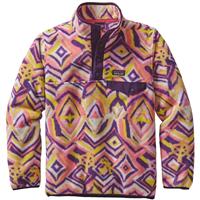 Patagonia Lightweight Synchilla Snap-T Pullover - Girl's - Raven Tapestry / Panther Purple