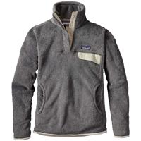 Patagonia Re-Tool Snap-T Pullover - Women's - Feather Grey / Ink Black