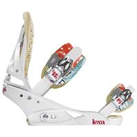 Burton Lexa Snowboard Bindings – Women's - Patchwork White
