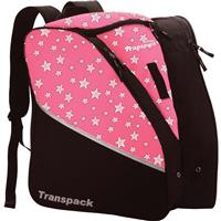 Transpack Edge Junior Ski Boot Bag - Pink Silver Star