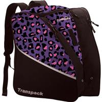 Transpack Edge Junior Ski Boot Bag - Purple/Pink Leopard