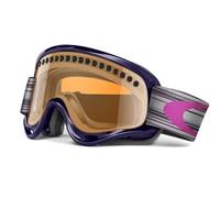 Oakley O Frame Goggle - Purple With Pink Stripes Frame / Persimmon Lens (57-414)