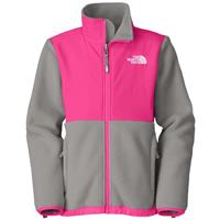 The North Face Denali Jacket - Girl's - R Metallic Silver / Passion Pink