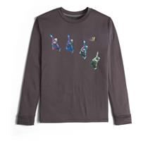 The North Face Reaxion Long Sleeve Tee - Boy's - Graphite Grey