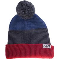 Neff Snappy Beanie - Red/Grey/Navy