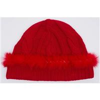 Nils Hat with Fur - Women's - Red