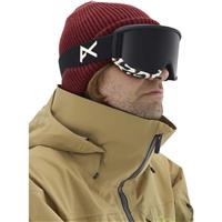 Anon Relapse Goggles + Bonus Lens - Trip Frame with Sonar Smoke & Amber Lenses (185391-011)