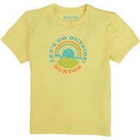 Burton Retro Mountain Organic Short Sleeve T Shirt - Toddler - Lemon Verbena
