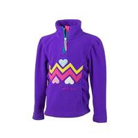 Obermeyer Ric Rac Fleece Top - Girl's - Iris Purple