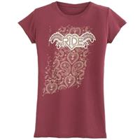Ride Paisley Heart T-Shirt - Women's