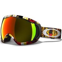 Oakley Canopy Goggle - Rocked Out Red Frame / Fire Iridium Lens (57-785)
