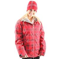 Roxy Facet Jacket - Women's - Ruby Plaid