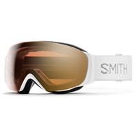 Smith I/O MAG S Goggle - Women's - White Chunky Knit frm w/ CP Pro Photo Gld Mir + CP Storm Blue Lenses (M007140OR994O)