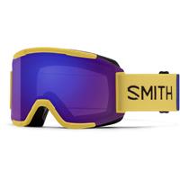 Smith Squad Goggle - Brass Colorblock Frame w/ CP Everyday Violet Mirror + Clear Lenses (M006680KT9941)