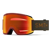 Smith Squad Goggle - Ironwood frame w/ CP Everyday Red Mirror + Yellow Lenses (M006682AI99MP)