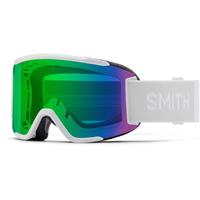 Smith Squad S Goggle - White Vapor Frame w/ CP Everyday Green Mirror  + Clear Lense (M0076433F99XP)