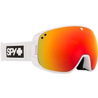 Spy Bravo Goggle - Matte White Frm w/ Bronze - Red and Yellow - Green Spectra Mirror HD Lenses