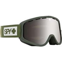 Spy Woot Goggle - Color Block Olive Frm w/ Bronze - Silver and Persimmon - Silver Spectra Mirror HD Lenses