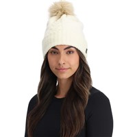 Spyder Plait Pom Hat - Women's - Vanilla Latte