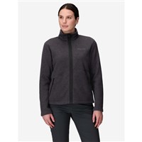 Marmot Drop Line Fleece Jacket - Women's - Black Heather