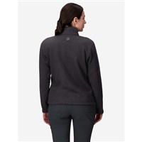 Marmot Drop Line Fleece Jacket - Women's - Black Heather