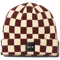 Stance Checked Out Beanie - Wine