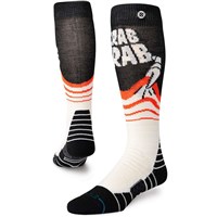 Stance Crab Grab Mid Poly Snow Sock - Cream