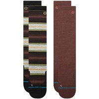 Stance Venture UL Wool Snow Sock 2 Pack - Brown