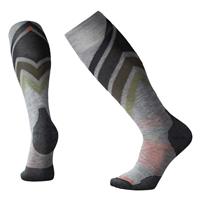 Smartwool PhD Ski Medium Pattern Sock - Men's - Light Gray