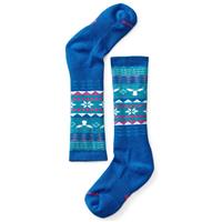 Smartwool Wintersport Fairisle Moose Sock - Girl's - Bright Blue