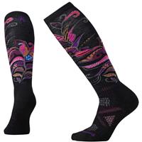 Smartwool PhD Ski Medium Pattern Sock - Women's - Black / Berry