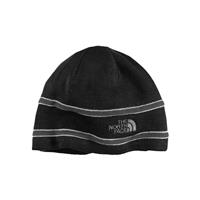 The North Face Logo Beanie - Youth - TNF Black / Graphite Grey