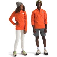 The North Face Glacier 1/4 Zip Pullover - Teen - TNF Orange