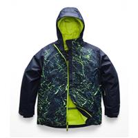 The North Face Brayden Insulated Jacket - Boy's - Lime Green Granite Print