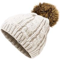 The North Face Oh-Mega Fur Pom Beanie - Youth - Vintage White