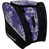 Transpack Edge Junior Ski Boot Bag - Purple Snowflake