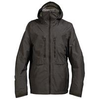 Burton Ak 2L Stagger Jacket - Men's - Trench Green / Resin [ak] Houndstooth