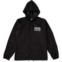 Union Hooded Coaches Jacket - Men's - Black