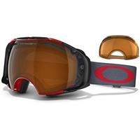 Oakley Airbrake Snow Goggle - Viper Red Frame / Black Iridium Lens + Persimmon Lens (57-670)