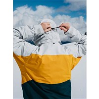 Burton [ak] Swash GORE-TEX Jacket - Men's - Gray Cloud / Golden Rod / Deep Emerald