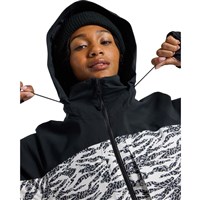 Burton Prowess 2.0 2L Jacket - Women's - True Black / Zebra Camo