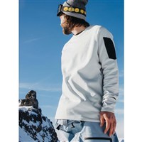 Burton [ak] Baker Fleece Stretch Crew - Men's - Gray Cloud