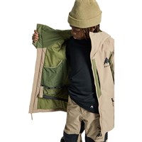 Burton Hillslope 2L Jacket - Kids - Summit Taupe / Forest Moss