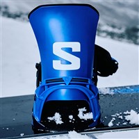 Salomon Hologram Snowboard Bindings - Unisex - Blue Fire
