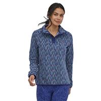 Patagonia Micro D Snap-T Pullover - Women's - Climbing Trees Ikat / Sound Blue (CTSO)