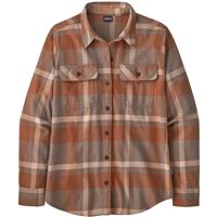 Patagonia L/S Organic Cotton Midweight Fjord Flannel Shirt - Women's - Comstock / Dusky Brown (CMKD)