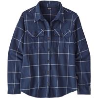 Patagonia L/S Organic Cotton Midweight Fjord Flannel Shirt - Women's - Woodland / New Navy (WLNE)